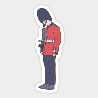 Heavy Sleeper - Sound Asleep - British Guard Sticker